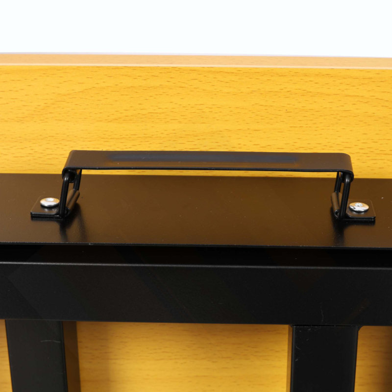 Table de travail pliante portable avec ruban à mesurer et détecteur d'angle, banc de travail pliable portable, banc à outils d'atelier, avec poignée
