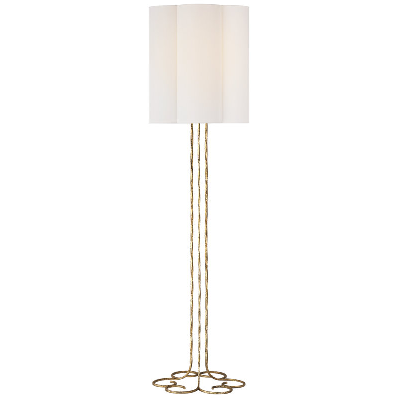 Aerin Floor Lamp, Gilded Iron