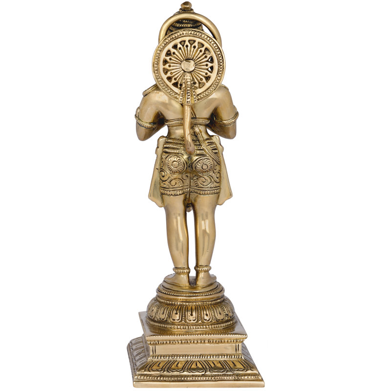 Statue en laiton de 10 po Hanuman