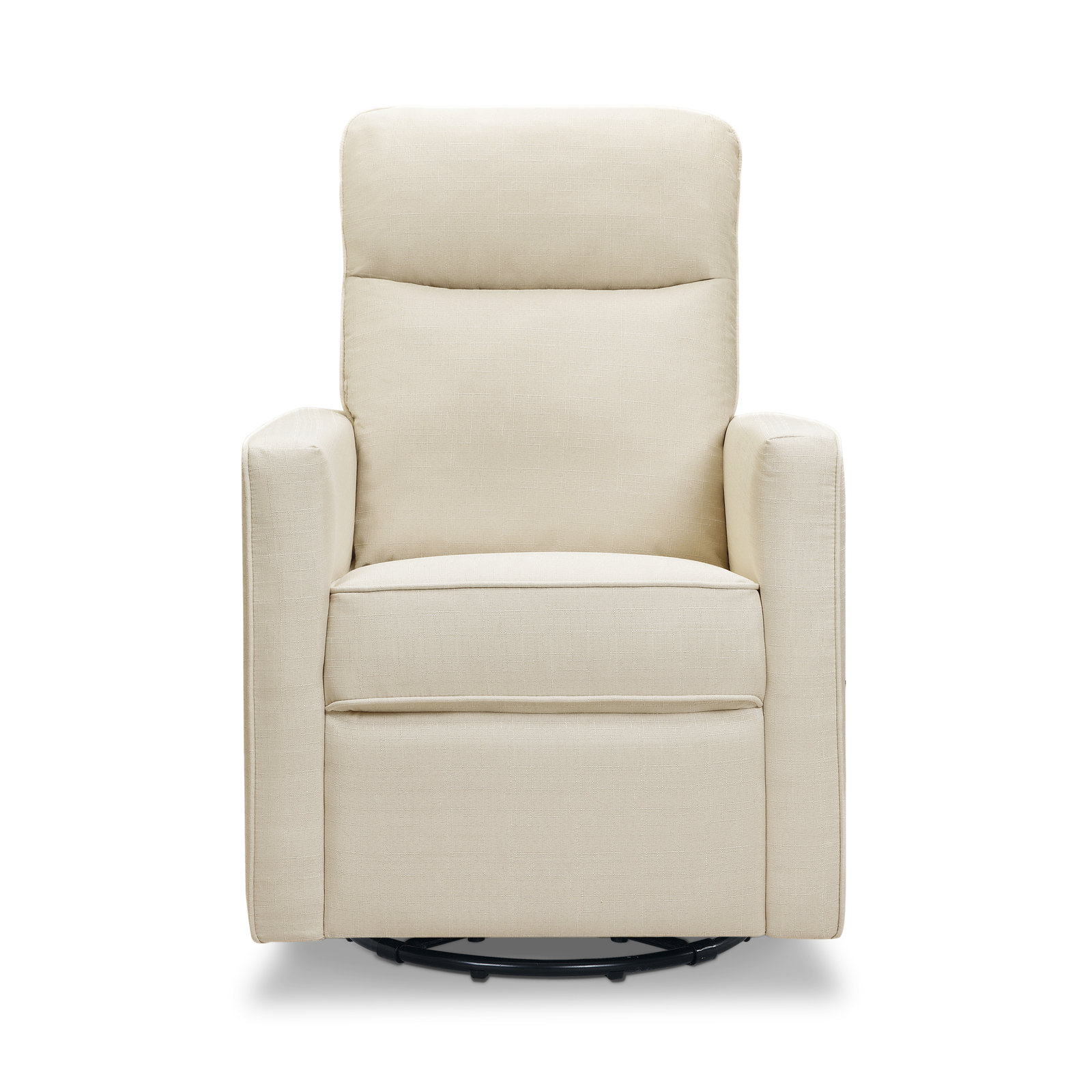 Gabby Pillowback Swivel Glider, Natural