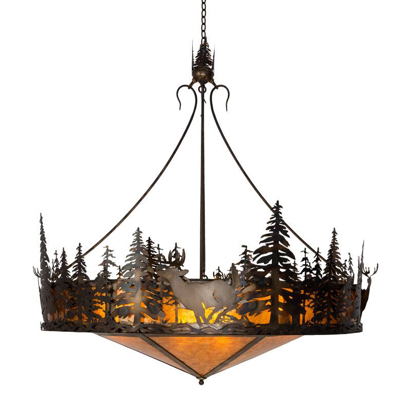Rustic Lodge 14 - Light Chandelier
