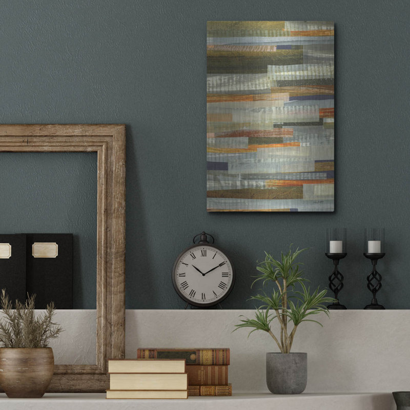  «River Trout Study 4» par Haley Knighten, art mural en métal, 12 po x 16 po, H 16 po x l 12 po