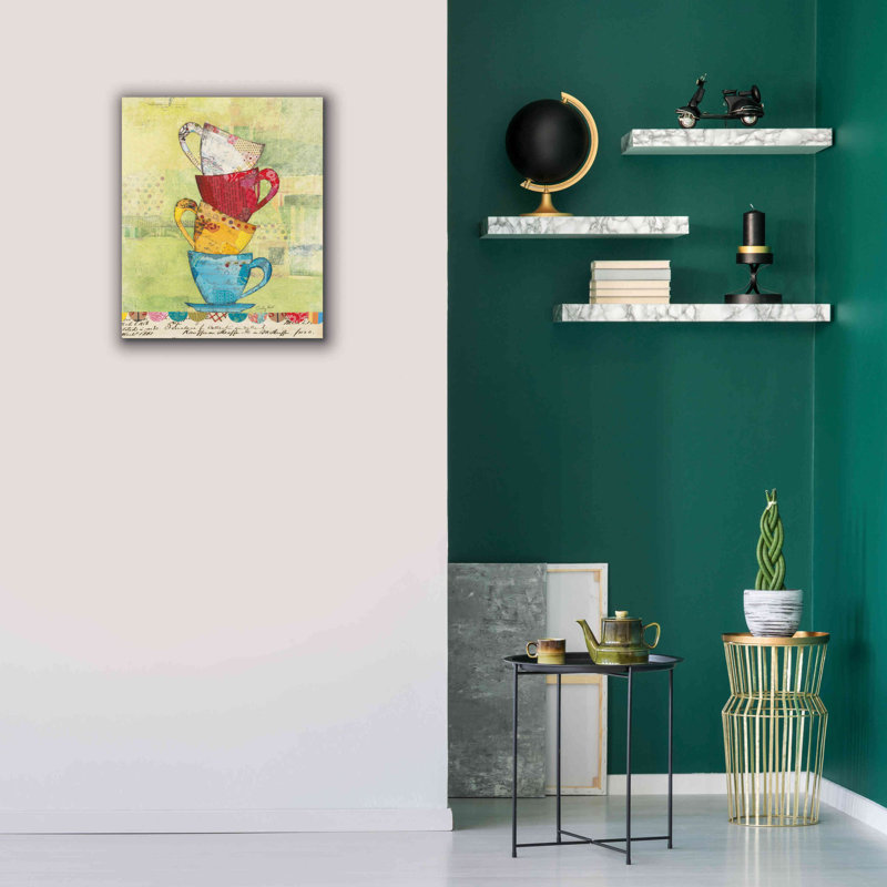 «Come for Coffee» par Courtney Prahl, estampe numérique sur toile, H 24 po x l 20 po x P 0,75 po