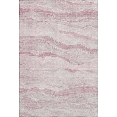 Premium Machine Washable Alijah AMF1246 Stripes Rug