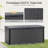 Storage Box with Lockable Design & Gas Strut Handle 2 Person Bench Garden Organizer-116546761