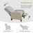 Bracking Upholstered Manual Push Back Recliner-1517759803