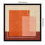 «Red Squares» par Sarah Leonard, reproduction d'art encadrée sur bois-1038256607-1038256605