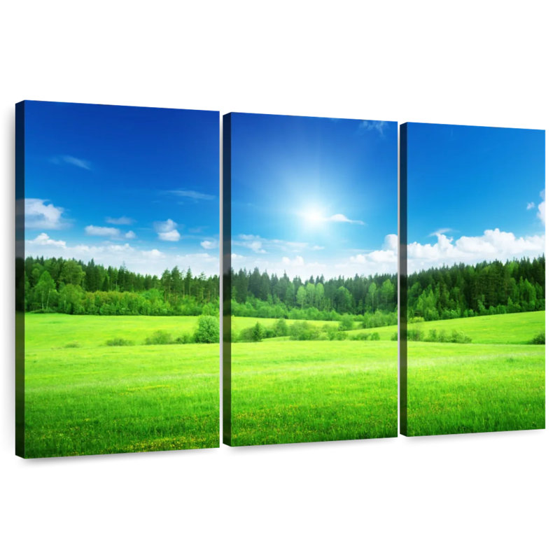 Alvord Spring Green Field, 28" H x 45" W