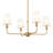 Pallas 4 - Light Steel Dimmable Chandelier-1887964302