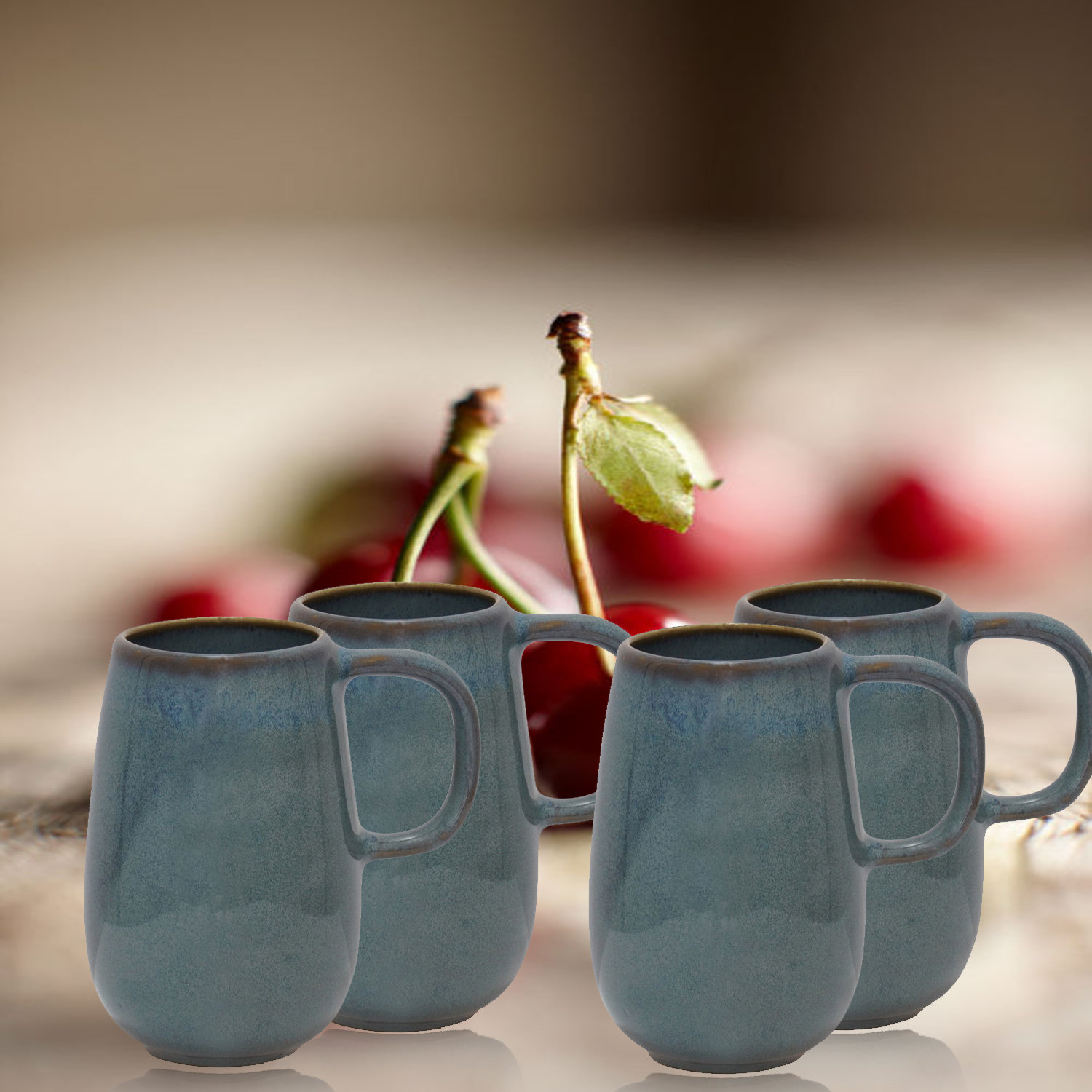 Parkview Stoneware Coffee Mug, 12.85 fl oz., Blue