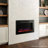 Sideline Recessed or Wall Mounted Electric Fireplace-1973214073