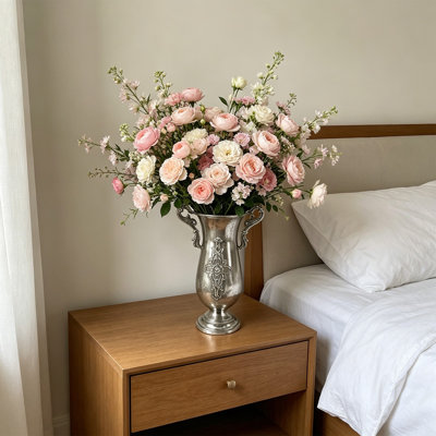 Artificial Flower Vintage Vase Flower Pot With Handles Decorative Jug Pitcher For Dried Flowers Kitchen Living Room Shelf