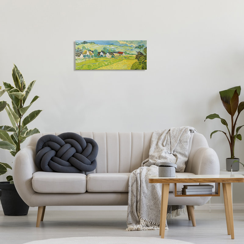Toile de campagne classique et vaste, design par Vincent Van Gogh, H 10 po x l 24 po