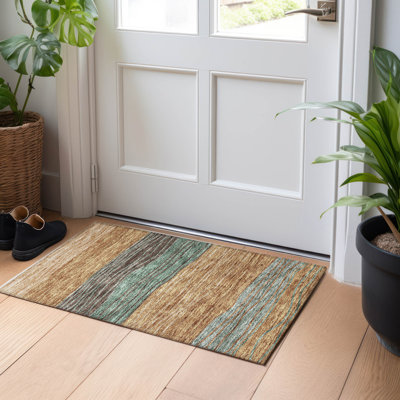 Tapis terre cuite lavable à la machine Premium Tweedy