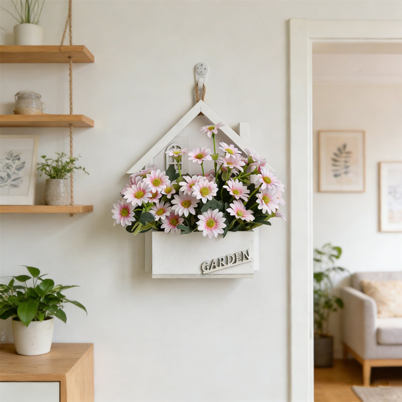 Wall-Mounted Artificial Flower