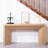 62"Entryway Rustic Wood Console Table