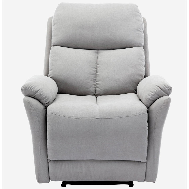 Kymberlynn Faux Leather Manual Rocker Recliner