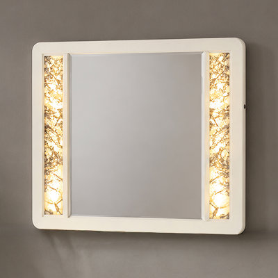 Zimran Wood Flat Mirror