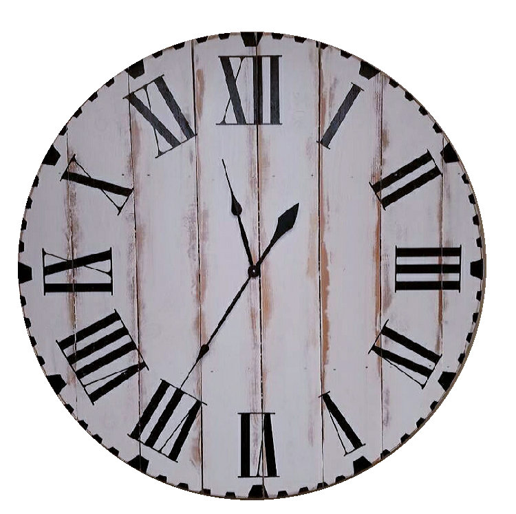 Mangino Solid Wood Wall Clock, Medium