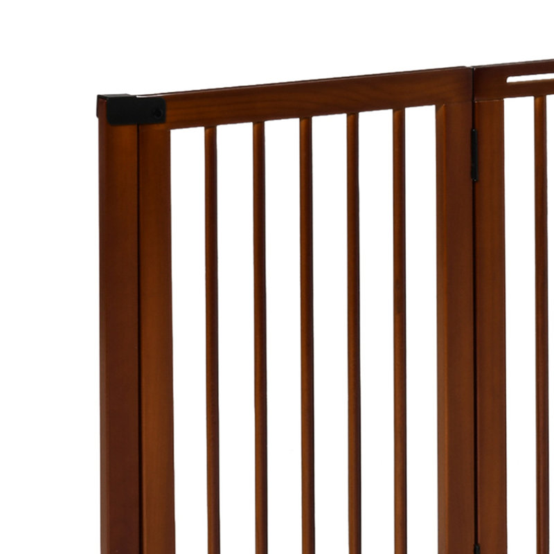 Barrière pour animaux autoportante en bois