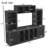 Wall Unit Entertainment Center With Charging Station And USB Charging For Tvs,TV Stand With Large Storage Cabinet,Modern TV Stand Media Console With Cabinets,Blue-1313901953