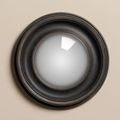 Convex Mirror Black Patina