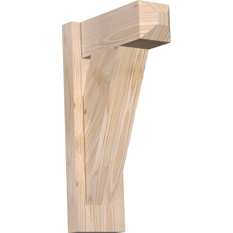 Artisan traditionnel en bois rustique, Sapin Douglas de 5 1/2 po (lisse), P 12 po x H 20 po