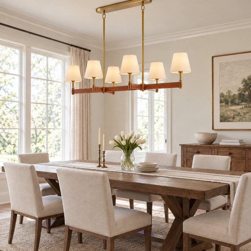 6 - Light Iron Chandelier