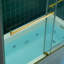 Porte de baignoire double coulissante sans cadre avec système de fermeture en douceur WOODBRIDGE, largeur de 56 à 60 po x hauteur de 62 po avec verre trempé transparent de 3/8 po (10 mm)-116190854