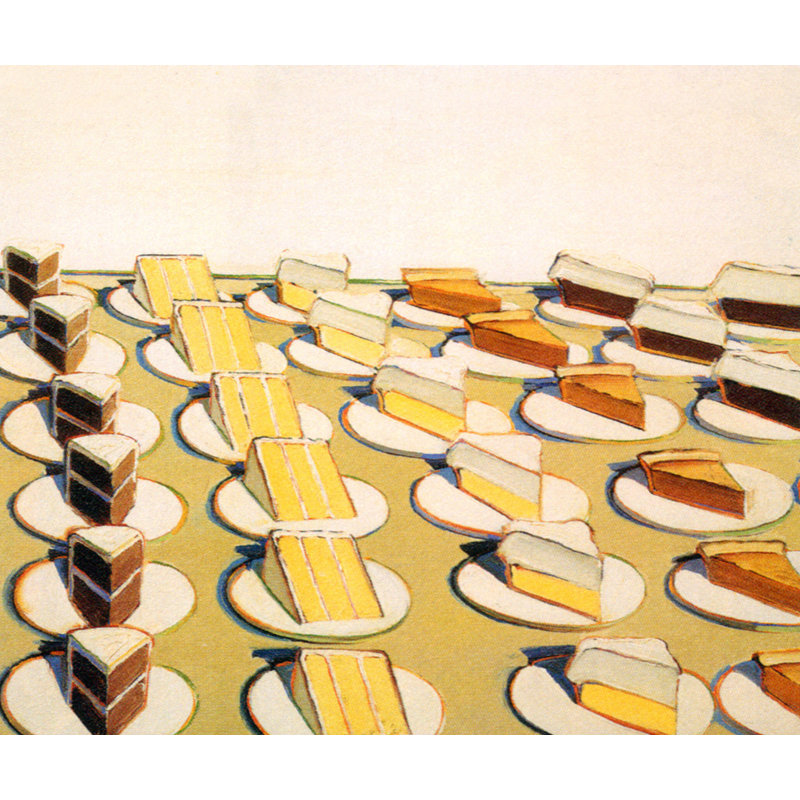 Pie Counter, 1963, 15" H x 18" W
