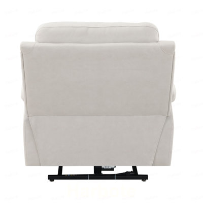 Fauteuil inclinable électrique en microfibre Chriki