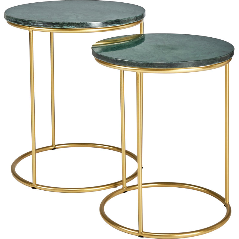 Milly Nesting Tables, Green