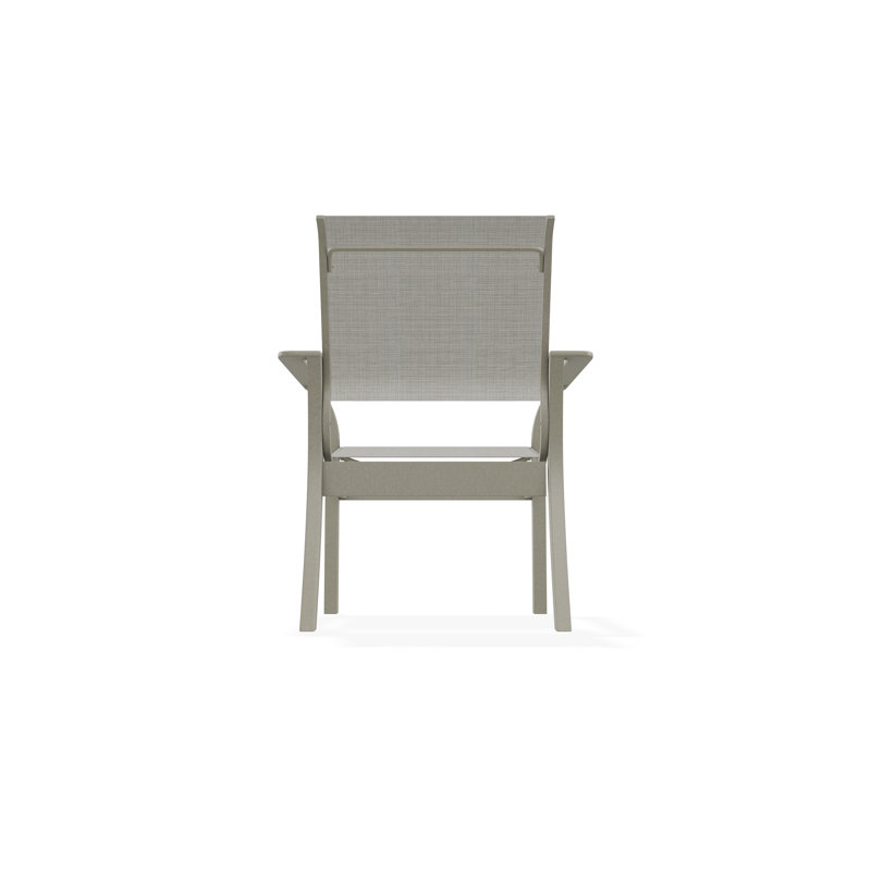 Leeward Outdoor Dining Chair, Storm, Deacon