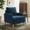 Clancy Armchair With Solid Wood Legs