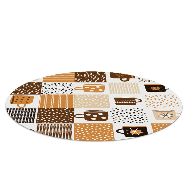 Kasin Hard Floor Straight Round Chair Mat