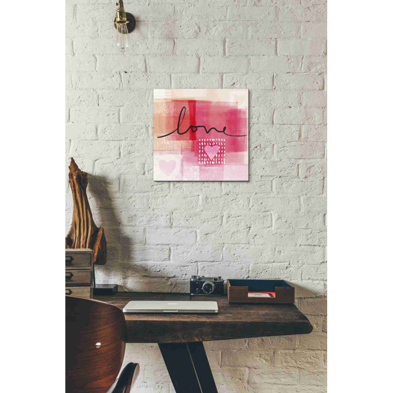 " Love I " by Linda Woods, 12" H x 12" W x 0.75" D