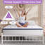 24Cm Memory Foam Pockect Sprung Coils Hybrid Mattress For Lower Motion, Mediun Firm Mattress in-a-Box-122112846