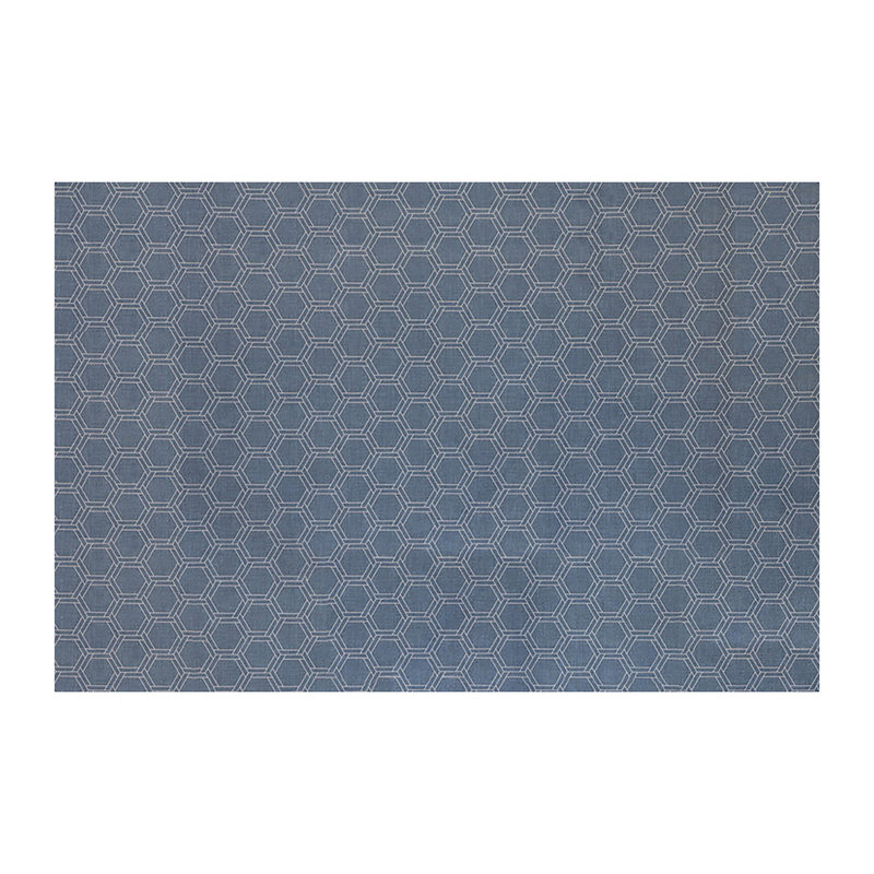 Un-Rug Honeycomb Low Profile Kitchen Mat, Blue, Rectangle 3'11" x 5'11"