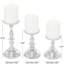 Chandelle de table en aluminium 3 pièces-1005365142