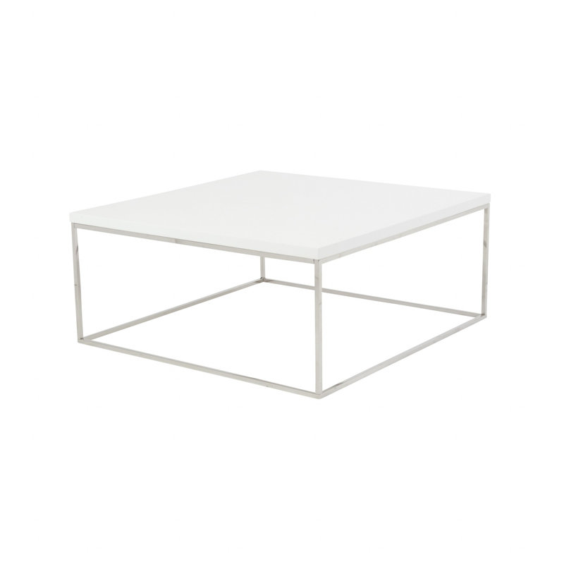 Table basse 35 po, Blanc
