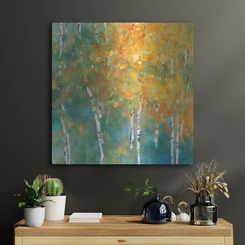 Art mural en métal Winston Porter «Confetti 2» par Julia Purinton, H 24 po x l 24 po