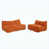 Tissu orange