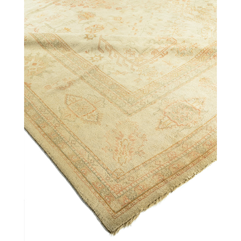 Antique One-of-a-Kind Rectangle 12'3" X 15'10" Hand Knotted Area Rug