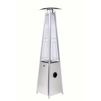 Chauffe-tube en verre de quartz 40000BTU, fabriqué en acier inoxydable, étincelle de flamme visuelle, options de chaleur variable, roues portatives