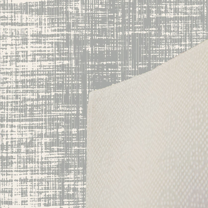 Tapis gris / beige en polyester touffeté à la machine Fabiano, Rectangle 3 pi 3 po x 6 pi 7 po