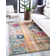 Ector Washable Abstract Indoor Rug