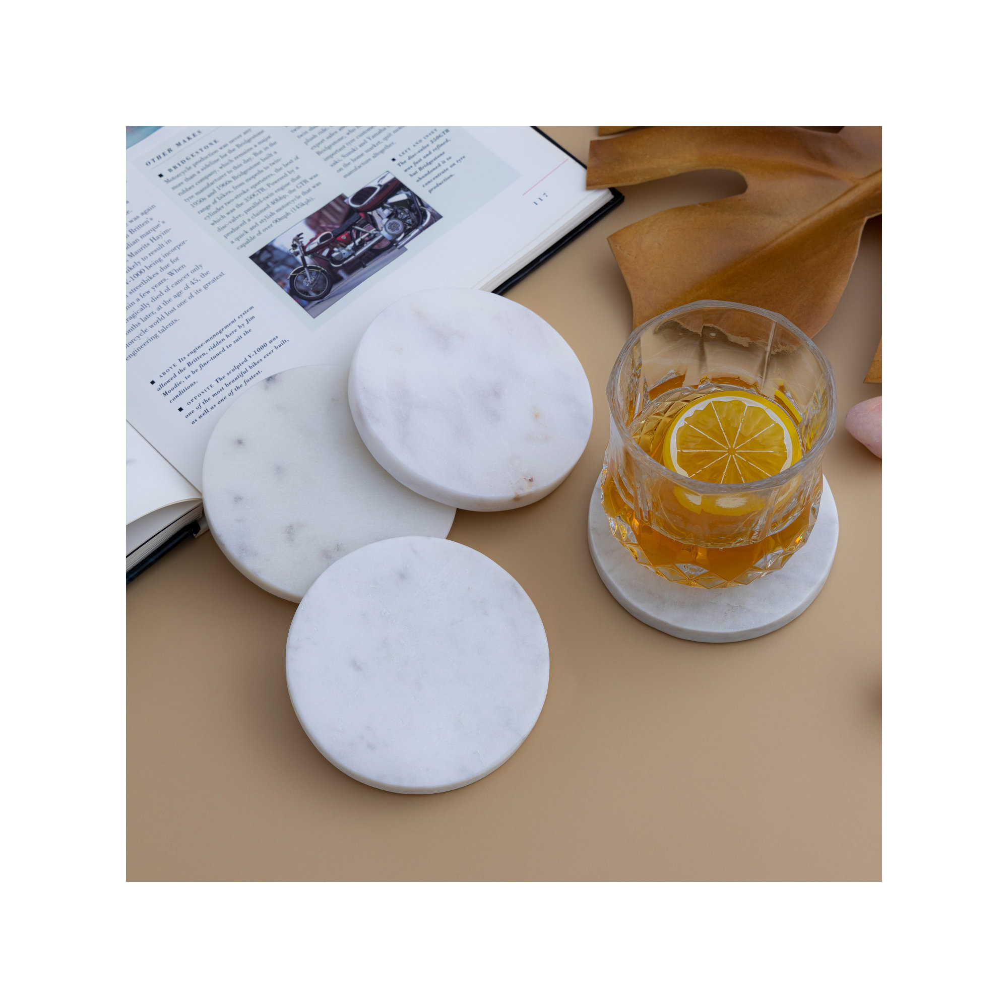 Marble Circle Coaster