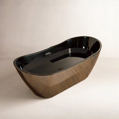 67'' x 32'' Freestanding Soaking Acrylic Bathtub