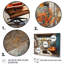Orange Mid Century Organic Opulence - imprimé-1148274514-1148274507