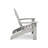 Dark Gray Adirondack Chair – Premium HDPE Poly Lumber For Pool, Patio, And Garden Elegance-2015558435